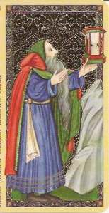 Hermit: Golden tarot of the renaissance