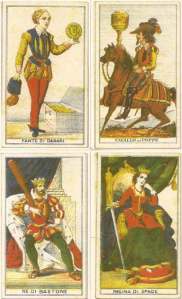 four Perrin court cards