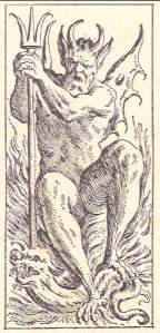 tarocco Bolognese di Mitelli Devil card