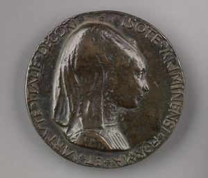 Isotta degli Atti medallion