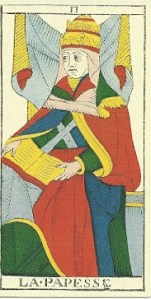 Papesse 1760 Conver Tarot de Marseille