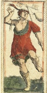 Fool card Mitelli Tarocchino