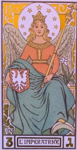 Oswald Wirth tarot Empress card cropped
