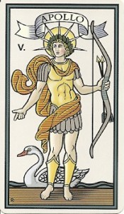 Apollo Card from The Marziano tarot by Robert Place
