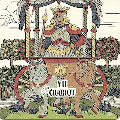 Chariot card from Triadic tarot