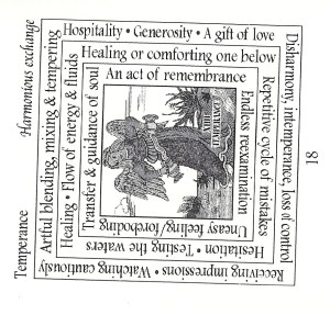 Page from Triadic tarot booklet