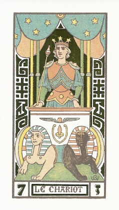 Chariot Card Oswald Wirth Tarot