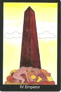 Emperor card Tarot of the Crone