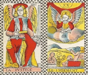 Trump cards from Adam de Hautot tarot