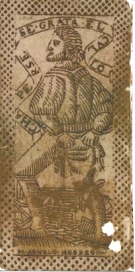 Back of Agnolo Hebreo Devil Card