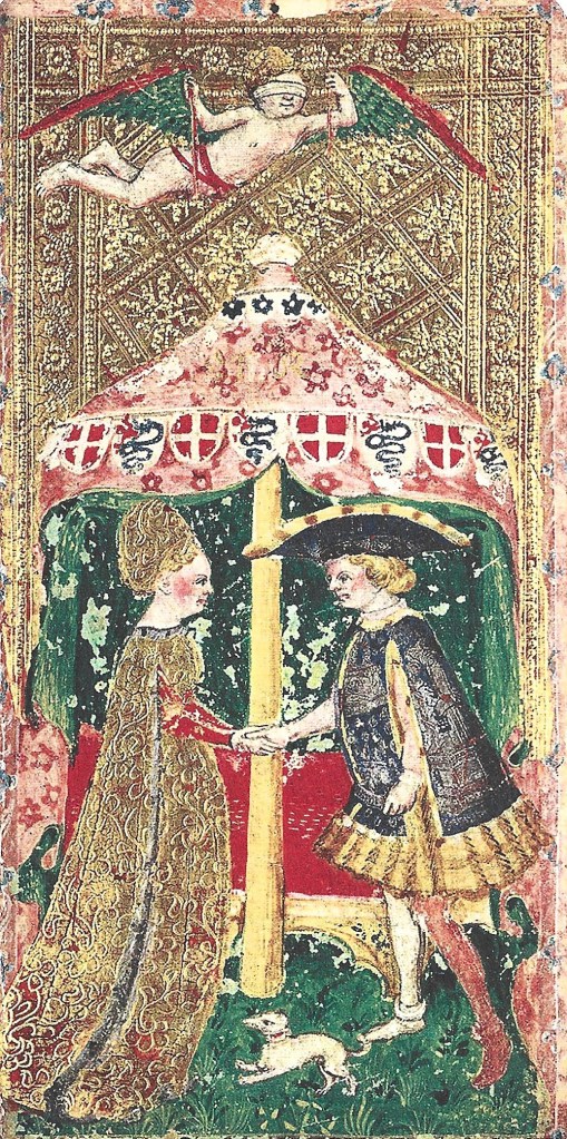 Visconti de Modrone Cary-Yale Love Tarocchi Card