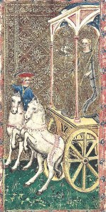 Visconti di Modrone Cary-Yale Chariot tarot card