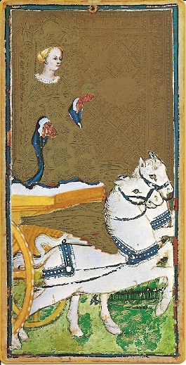 Visconti Sforza Chariot Tarot card