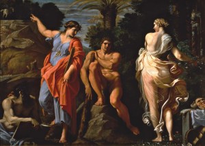 Hercules at the Crossroads by Annibale Carracci, 1596