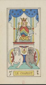 Oswald Wirth Chariot tarot card