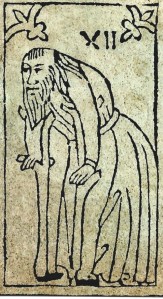 Rosenwald Hermit Tarocchi card