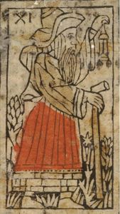 Budapest tarot Hermit card