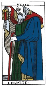 Nicolas Rolichon Tarot Hermit card