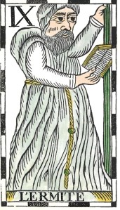 Vandenborre Tarot Hermit card