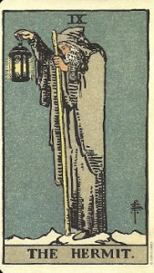 Waite Smith Tarot Hermit card