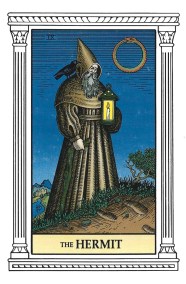 Tarot Cards The Hermit The Hermit Tarot Card Notebook Dark Ed A5
