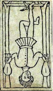 Hanged Man Rosenwald Tarot,
