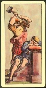 Tarocchini by Giuseppe Mitelli Hanged Man