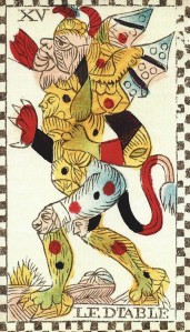 Devil card Gerard Bodet Tarot