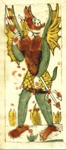 Devil Card Al Mondo Tarocchino Bolognese