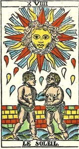 Sun tarot card Gassmann tarot